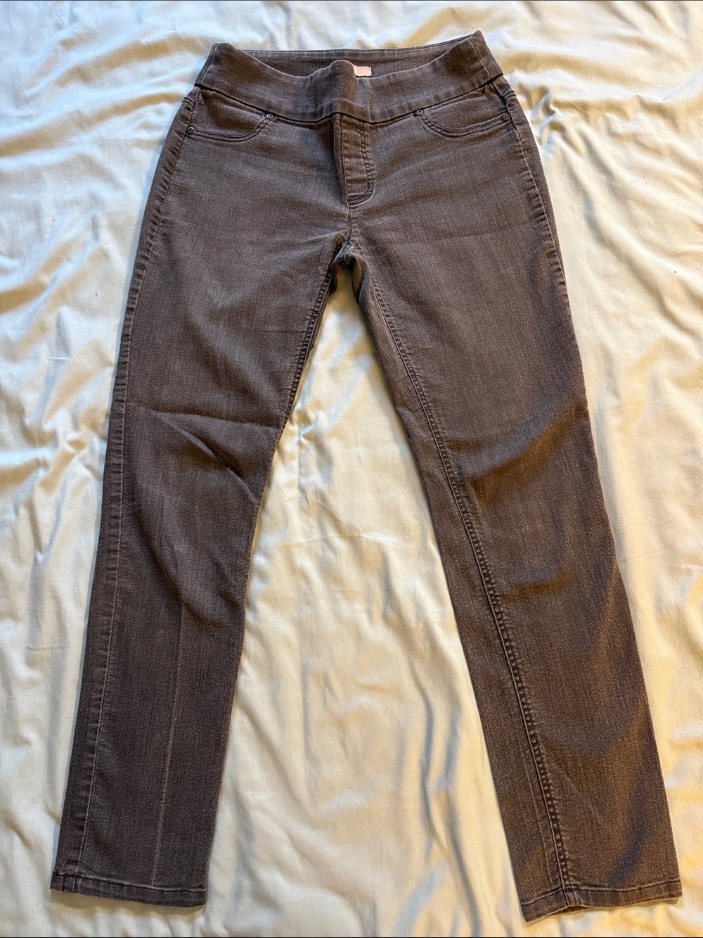 Maternity Chico's Capris in charcoal dark grey  size 005
